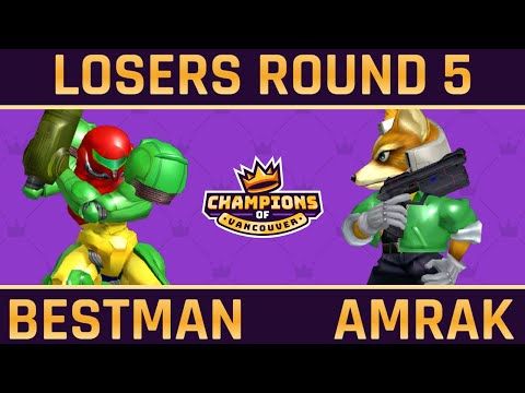 BestMan (Samus) vs Amrak (Fox) - Pools LR5 - Champions of Vancouver