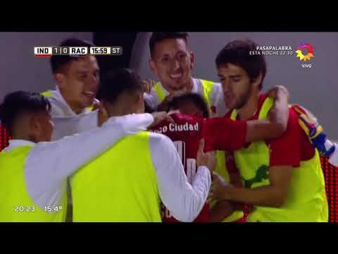Golazo de tiro libre, de Emiliano Rigoni a Racing