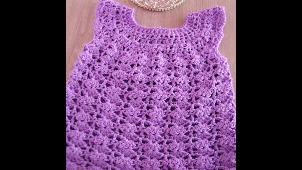 👗 Sukienka 6-12 miesięcy dla dziewczynki na szydełku - Dress for girl 6-12 months crochet