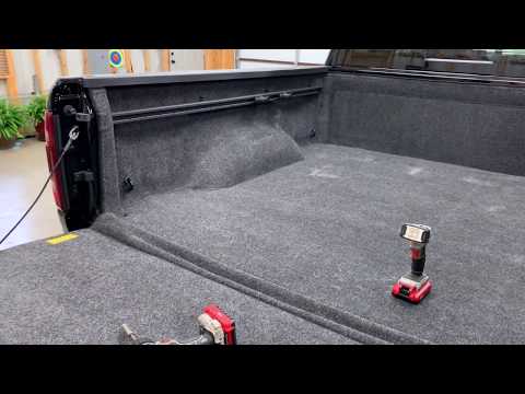 2019 RAM 1500 Utility Cargo Rails and Bedrug Install
