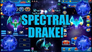 Unlocking, Upgrading And Testing Out Spectral Drake On Galaxy Attack: Alien Shooter!