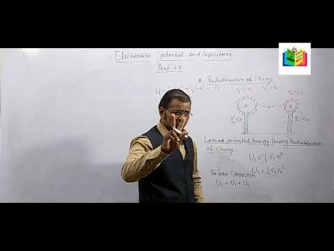 Electrostatic Potential &Capacitance part-25|| Redistribution of charge||Loss of Energ/By-Goyal Baba