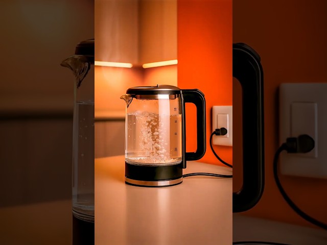 Video CHALEIRA ELÉTRICA DE VIDRO 1,8L 220V COM BASE GIRATÓRIA E DESLIGAMENTO AUTOMÁTICO