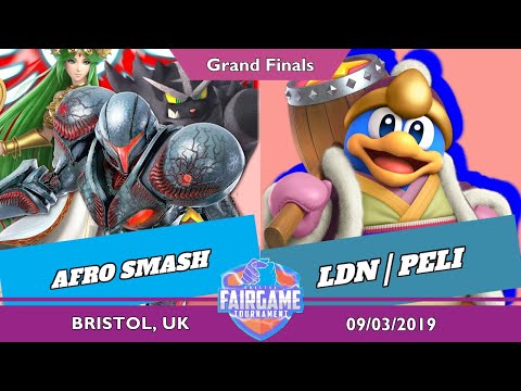 Fair Game 7 - Grand Finals - Afro Smash (Incin, Palu, Dark Samus) vs. LDN | Peli (King Dedede)