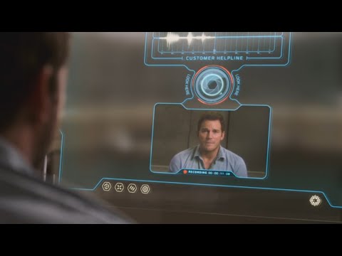 He sent a message to the earth that will be delivered in 19 years / Passengers (2016)