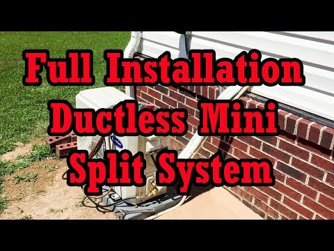 Carrier Mini Split Ductless AC Installation