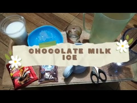 Chocolate milk ice || English Assignment || Procedure Text || Annela Rosenda XI.F2