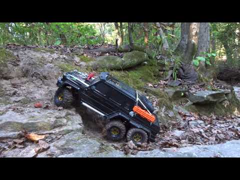 TRAXXAS TRX6 MERC G63 AMG 6x6 testing BOOM RACING WHEELS AND PITBULL XOR 1.9 Scale