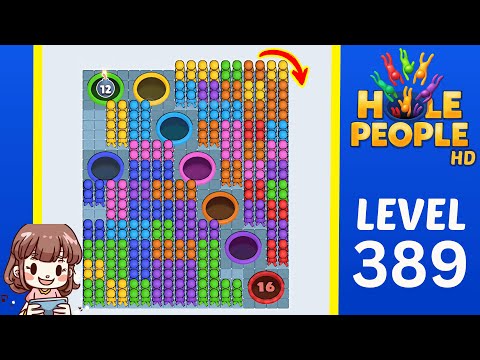 Hole People Level 389 Solution Walkthrough