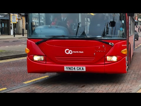 🎄🚍*Go Pro Camera* Go North East 6143 YN04 GKA Scania