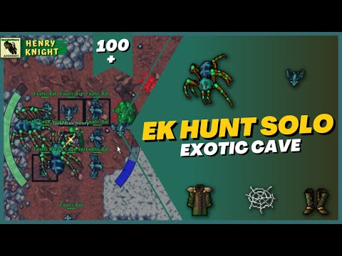 TIBIA: EK HUNT SOLO #43 (EXOTIC CAVE)