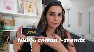 ralph lauren 100% cotton cable knit sweater | a timeless piece i invested in