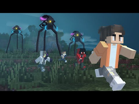 4 Idiots VS the Deadliest Alien Invasion Mod in Minecraft