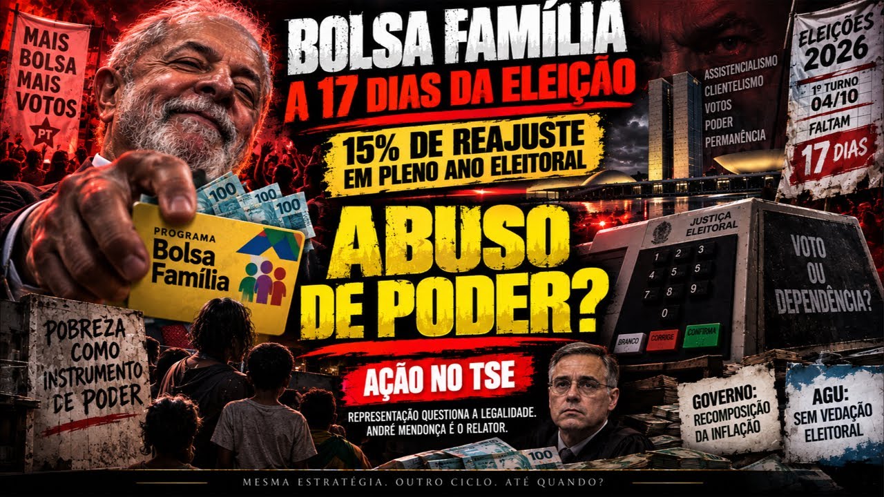 Criatura lulesca quer ganhar votos com o Bolsa Miséria