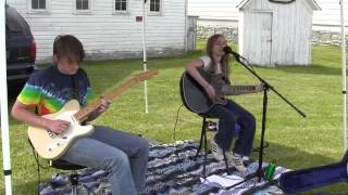 Sawyer, with his Cousin, Arthur Lee Fredericks Jamming on Original "Not My Girl"