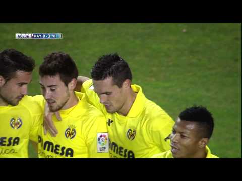Gol de Perbet (0-3) en el Rayo Vallecano - Villarreal CF - HD