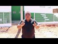 MONTE HOREBE-PB: Prefeito Marcos Eron acompanha obra de construção do Estádio Municipal de Futebol.