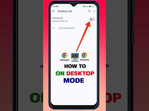 👆Chrome Desktop Mode Android ⚡ How To On Desktop Mode In Chrome  #shorts