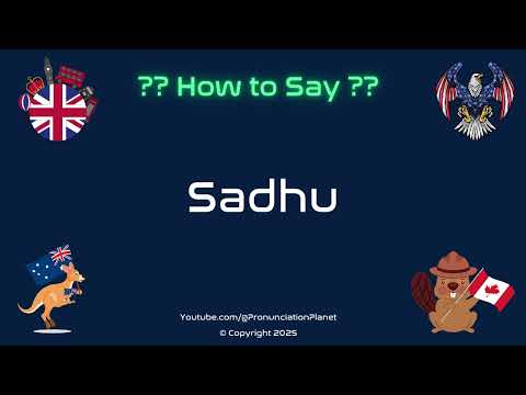🧘‍♂️🙏 How to Pronounce Sadhu? (CORRECTLY) | Pronunciation Planet