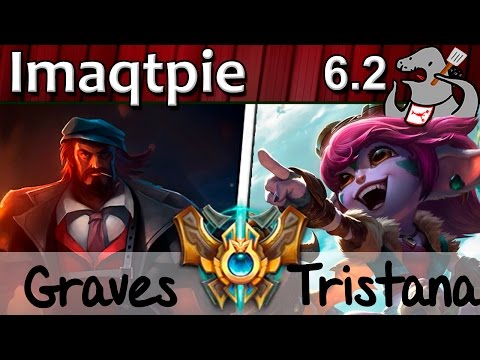 Imaqtpie - Graves/Soraka vs Tristana/Morgana - ADC - Challenger S6 | 9