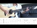 Fingerstyle Tabs | Love Story | Sungha Jung Tabs | Guitar Cover | Guitar Tutorial