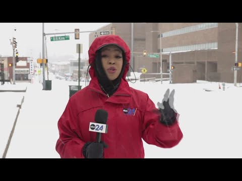 Winter storm update: Avoid roads in Downtown Memphis