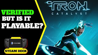 New TRON: Catalyst video game on Steam Deck - Is it Playable?