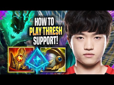 LEARN HOW TO PLAY THRESH SUPPORT LIKE A PRO! - T1 Keria Plays Thresh SUPPORT vs Karma! | Season 2022