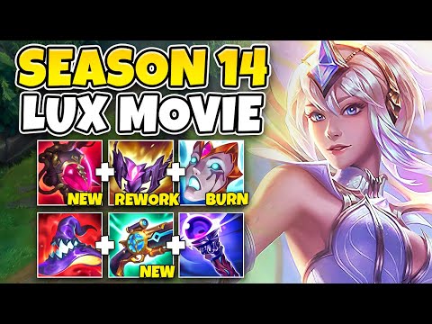 TRYING EVERY LUX BUILD POSSIBLE FOR SEASON 14! (THE LUX MOVIE)