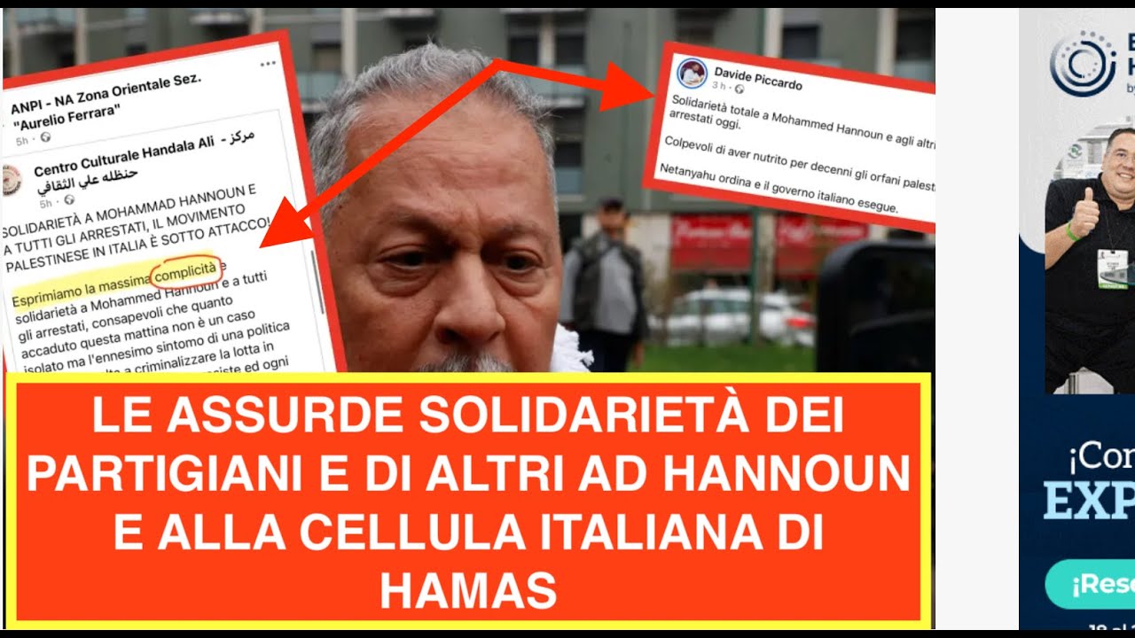 LE ASSURDE SOLIDARIETÀ DEI PARTIGIANI E DI ALTRI AD HANNOUN E ALLA CELLULA ITALIANA DI HAMAS
