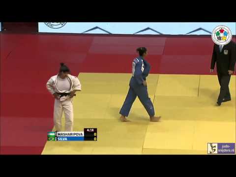 Judo 2013 Grand Prix Tashkent: Masharipova (UZB) - Silva (BRA) [-63kg] rep