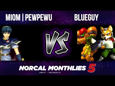 NorCal Monthlies #5 - Winners: Ro64 - MIOM|PewPewU (Marth) vs Blueguy (Fox, Samus)