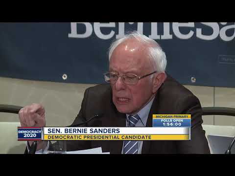 Voters react to Democratic presidential primary today