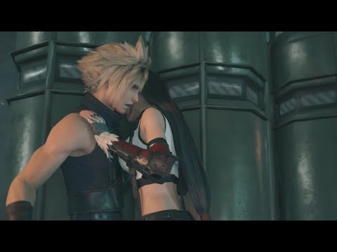 Skinship in High Tension - Final Fantasy 7 Remake Cloud Tifa