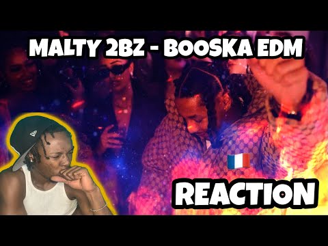 AMERICAN REACTS TO FRENCH DRILL RAP! Malty 2BZ | Freestyle Booska EDM