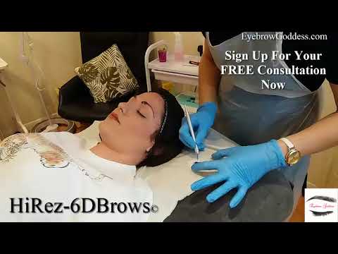 HiRez 6DBrows Microblading - Call - 01227 913 253  - EyebrowGoddess.Com