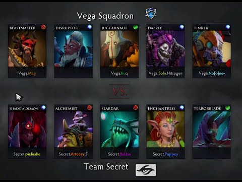 Team Secret Vs Vega Squadron | The International 2016 Qualifiers| 25th June 2016