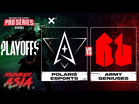 Polaris vs Army Geniuses Game 2 - BTS Pro Series 9 SEA: Losers' Round 1 w/ Ares & Danog