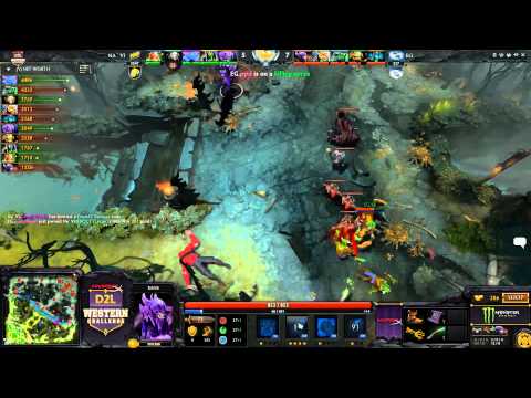 HyperX D2L Western Challenge - Na'Vi vs EG grand finals game 1