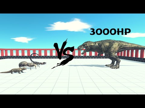 Poison Team Vs 3000 HP Every Unit ARBS | Animal Revolt Battle Simulator