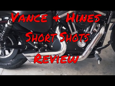 Vance & Hines Short Shots Review-Sportster Iron 883