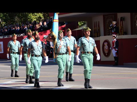 The Legion Ronda: Parade in Madrid on National Day 2022