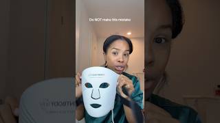 DO NOT do this with your @CurrentBody red light mask. Linked in description #currentbody