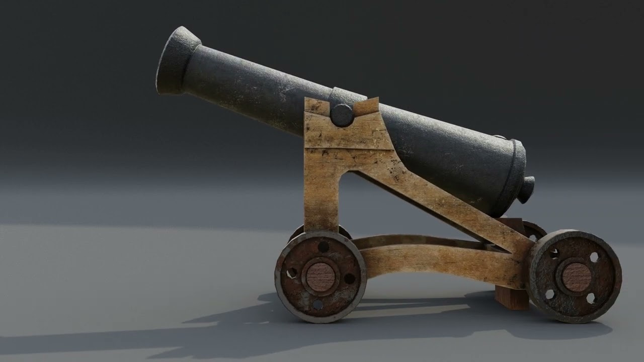 Cannon 3D Model