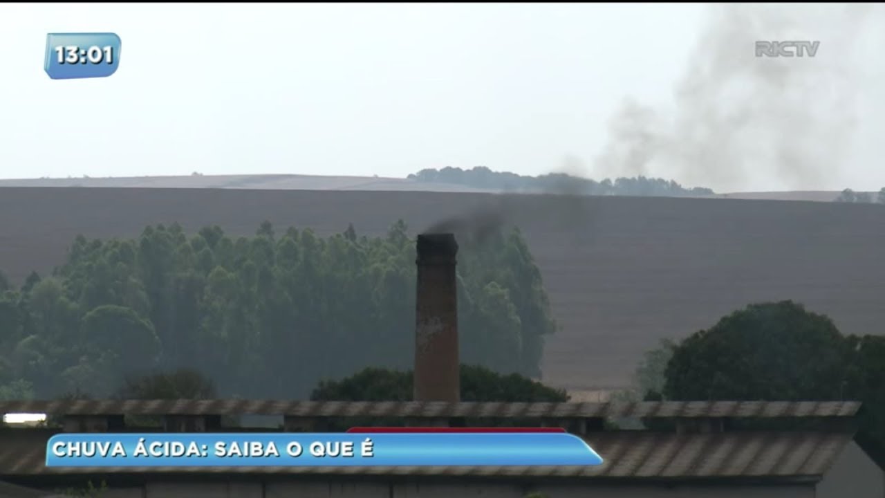 Saiba o que é chuva ácida