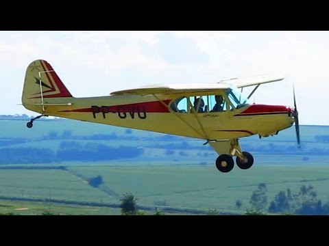 Touch and Go Landing Paulistinha P-56 Airplane | Training | Aeroclube de Itápolis - São Paulo Video