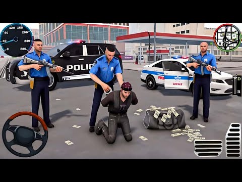 Police Car Chase Simulator 3D Game - Real Cop Cars Driving Simulator 2025 - Android GamePlay