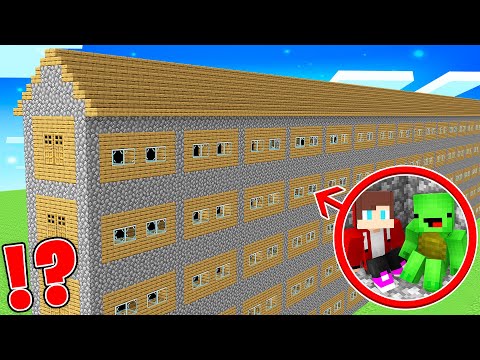 Insane Minecraft Build - Tallest Villager House Inside Maizen!