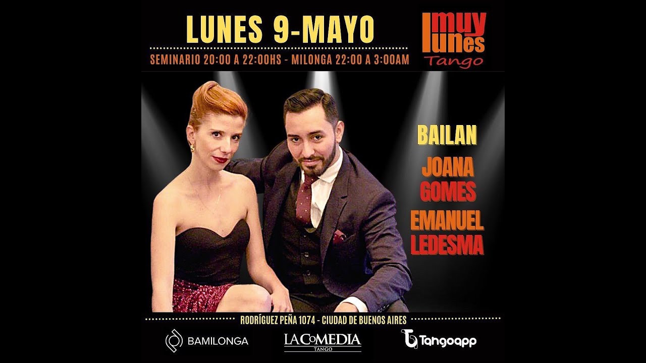 Pasional - Joana Gomes & Emanuel Ledesma en Muy Lunes Tango / Milonga Muy Lunes