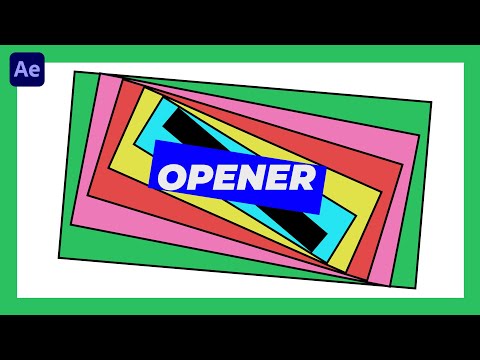 Dynamic Shape Animation with Texture After Effects Tutorial